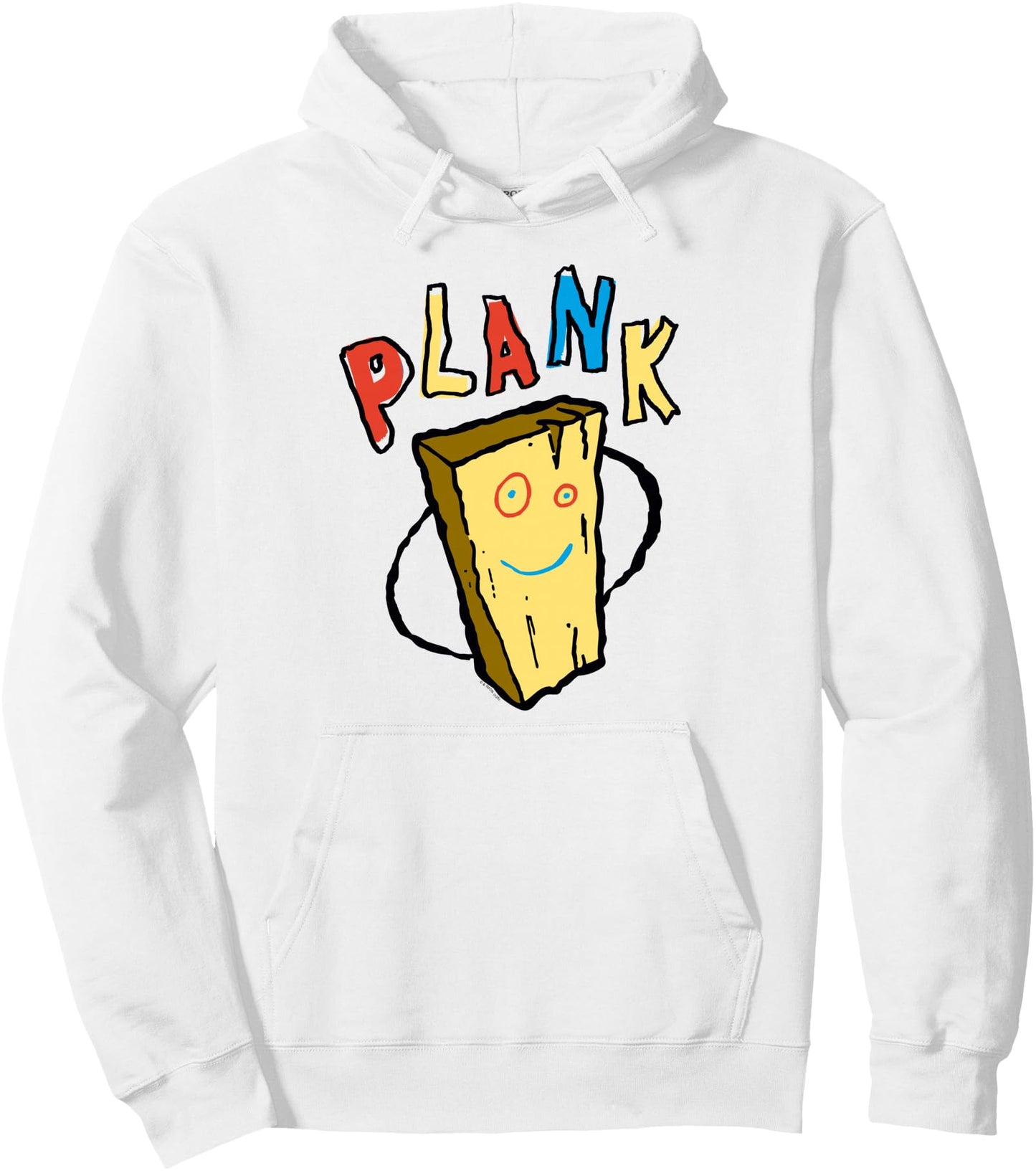 Ed, Edd N Eddy Hand Drawn Plank Illustration Retro Cartoon Pullover Hoodie