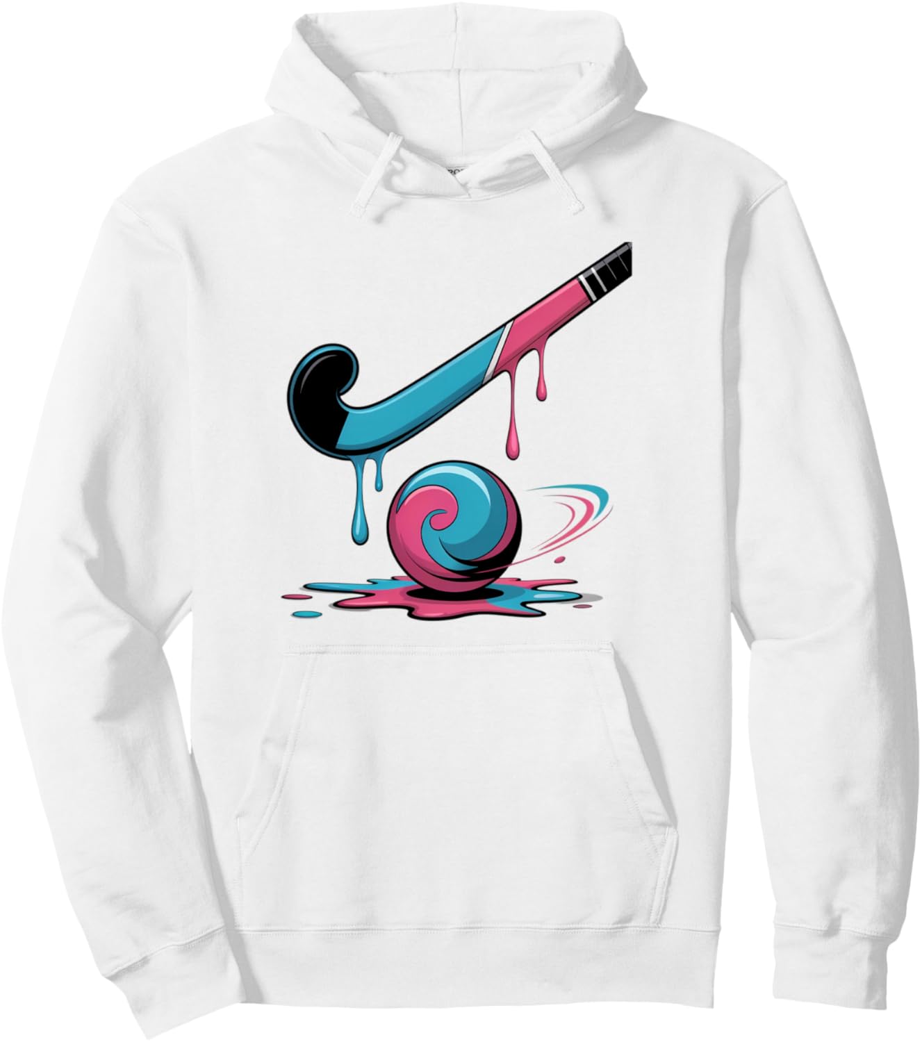 Field Hockey Drip for Player Pullover Hoodie