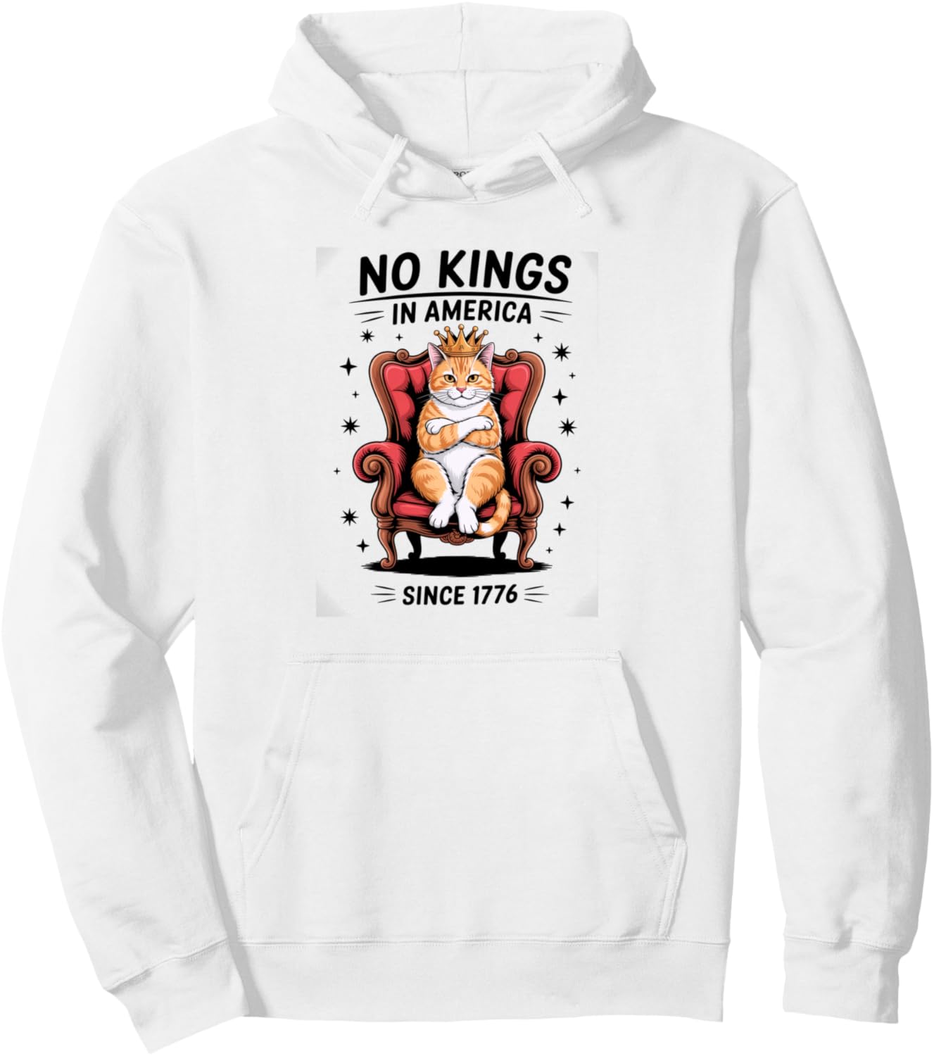 No Kings In America We The People Political Men Women Pullover Hoodie