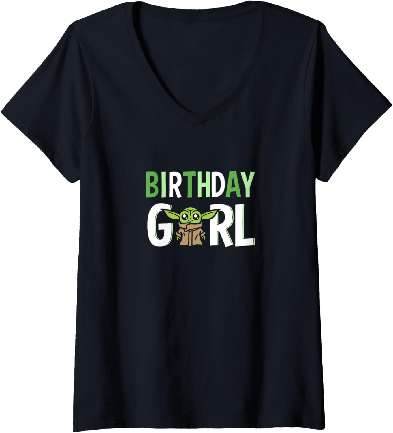Star Wars: The Mandalorian Grogu Birthday Girl Chibi V-Neck