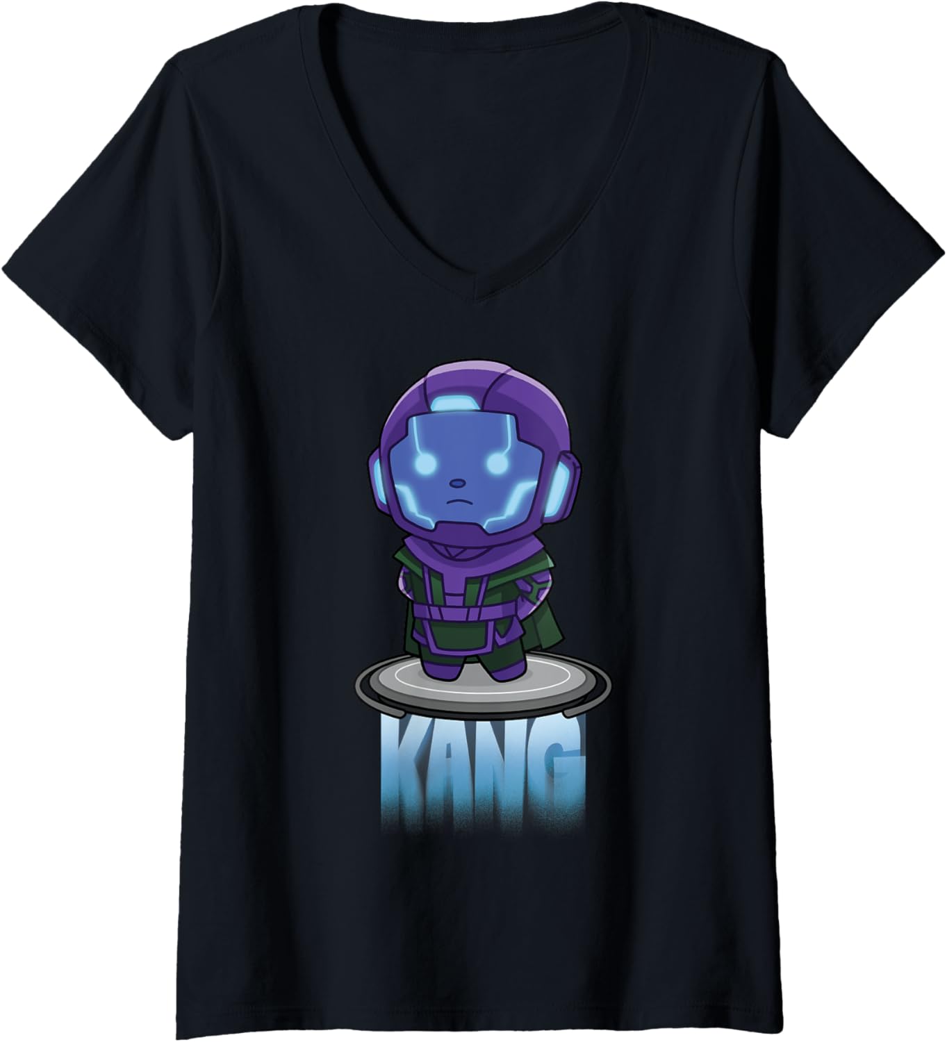 Womens Marvel Ant-Man and the Wasp: Quantumania Chibi Kang V-Neck