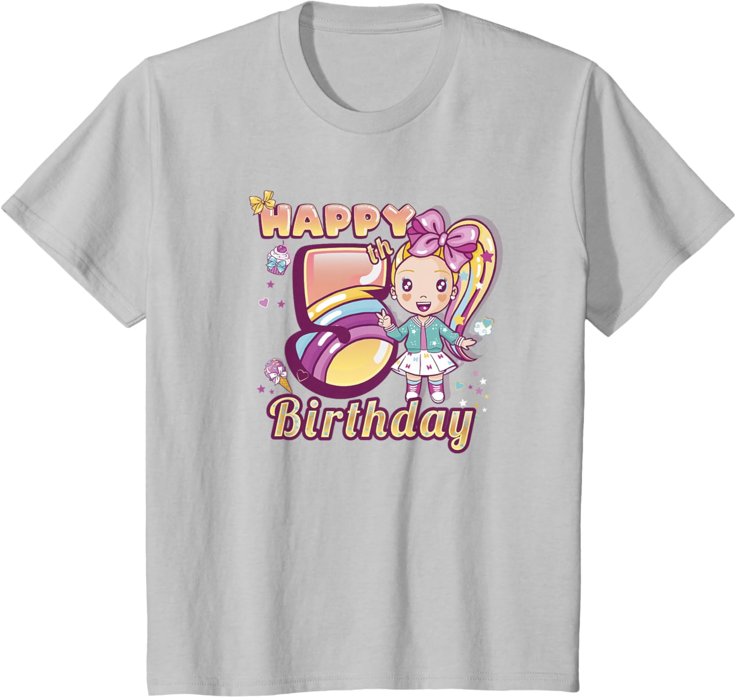 Kids JoJo Siwa Chibi JoJo Happy 5th Birthday