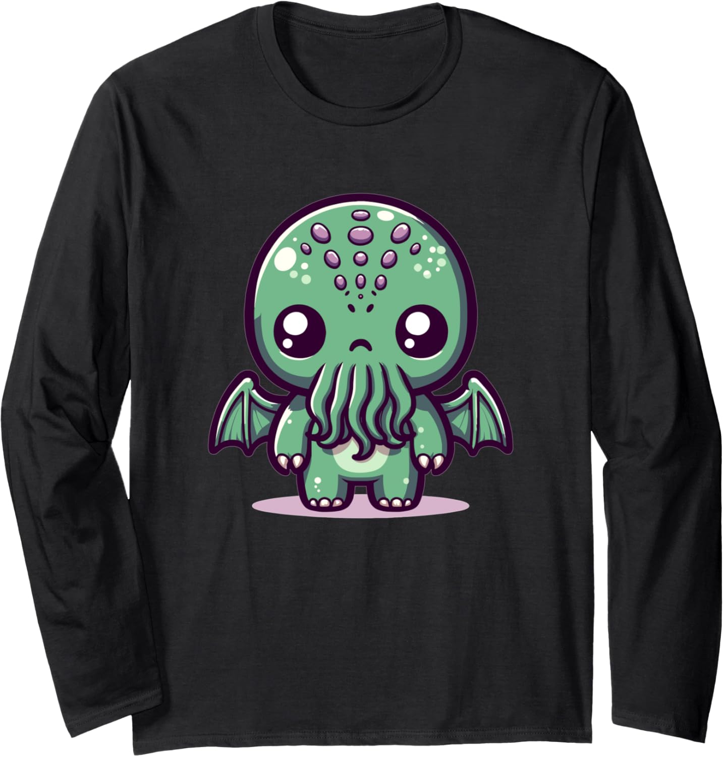 Adorable Cute Japanese Kawaii Chibi Cthulhu Long Sleeve