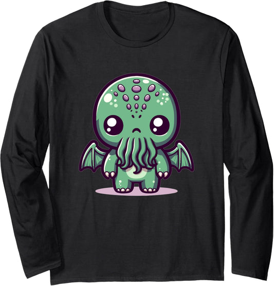 Adorable Cute Japanese Kawaii Chibi Cthulhu Long Sleeve