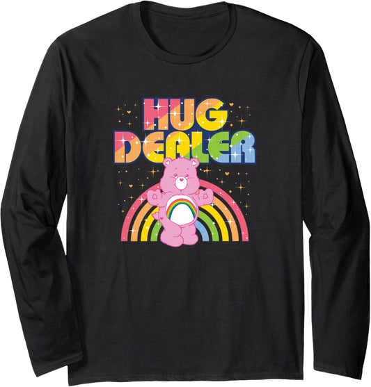 Care Bears Hug Dealer Rainbow Retro Cartoon Long Sleeve