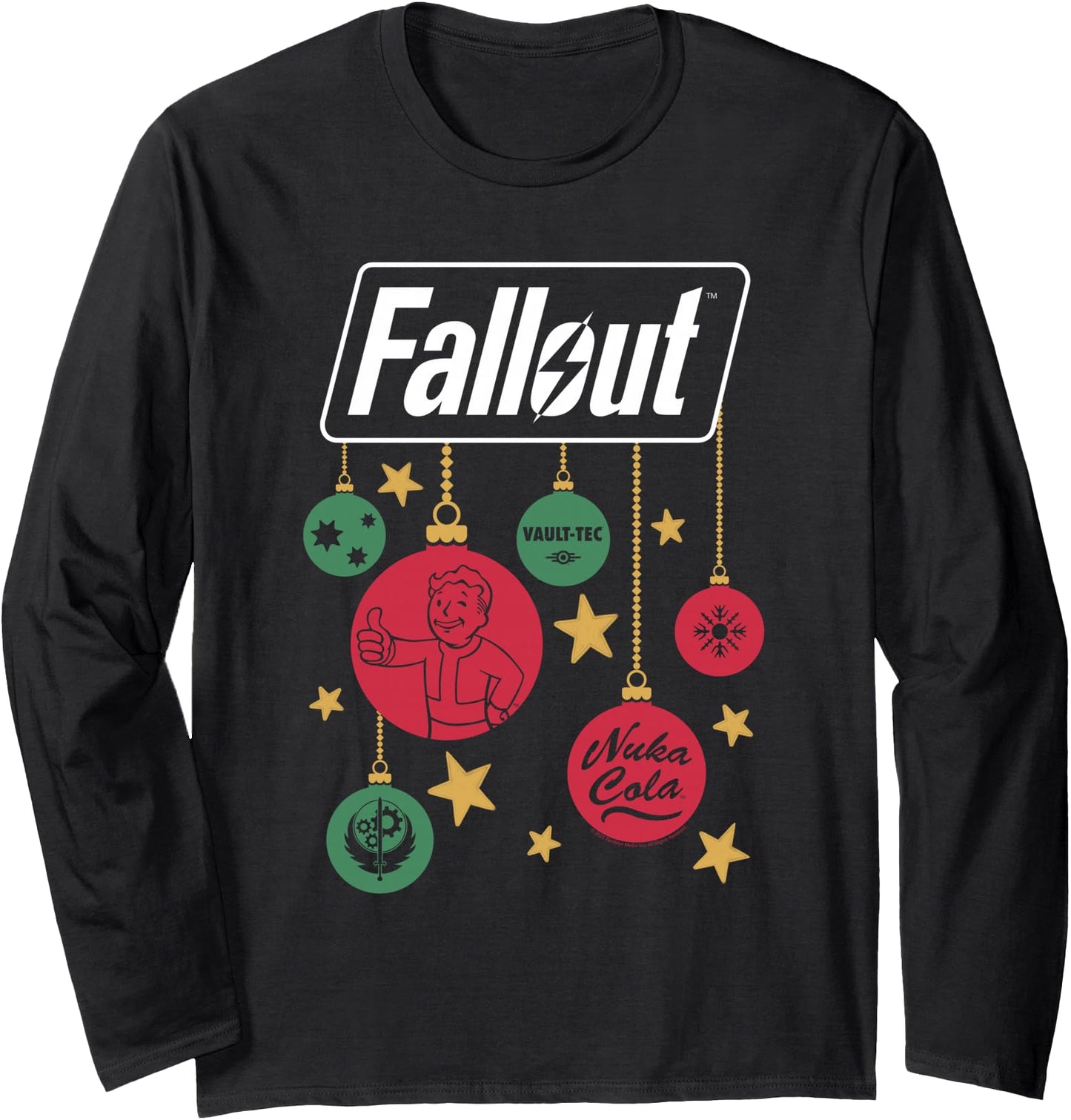 Fallout Logo Christmas Ornaments Video Game Long Sleeve