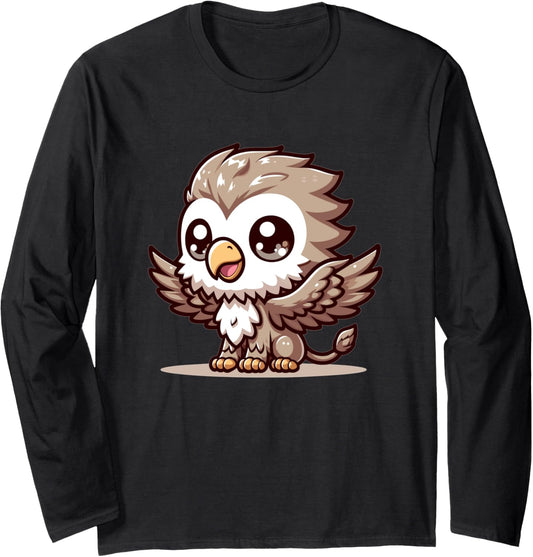 Adorable Cute Japanese Kawaii Chibi Griffin Long Sleeve