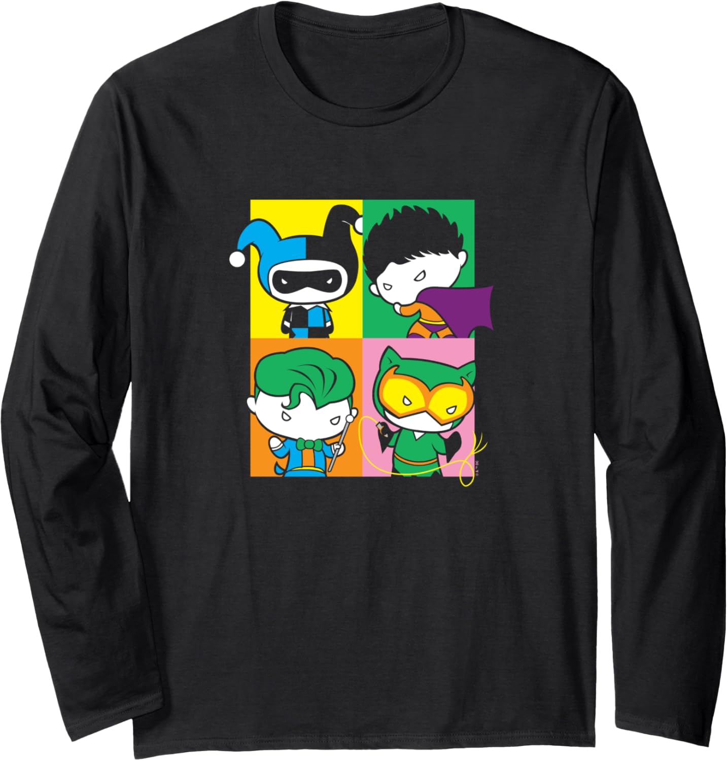 DC Comics Justice League Supervillain Chibi Group Box Ups Long Sleeve