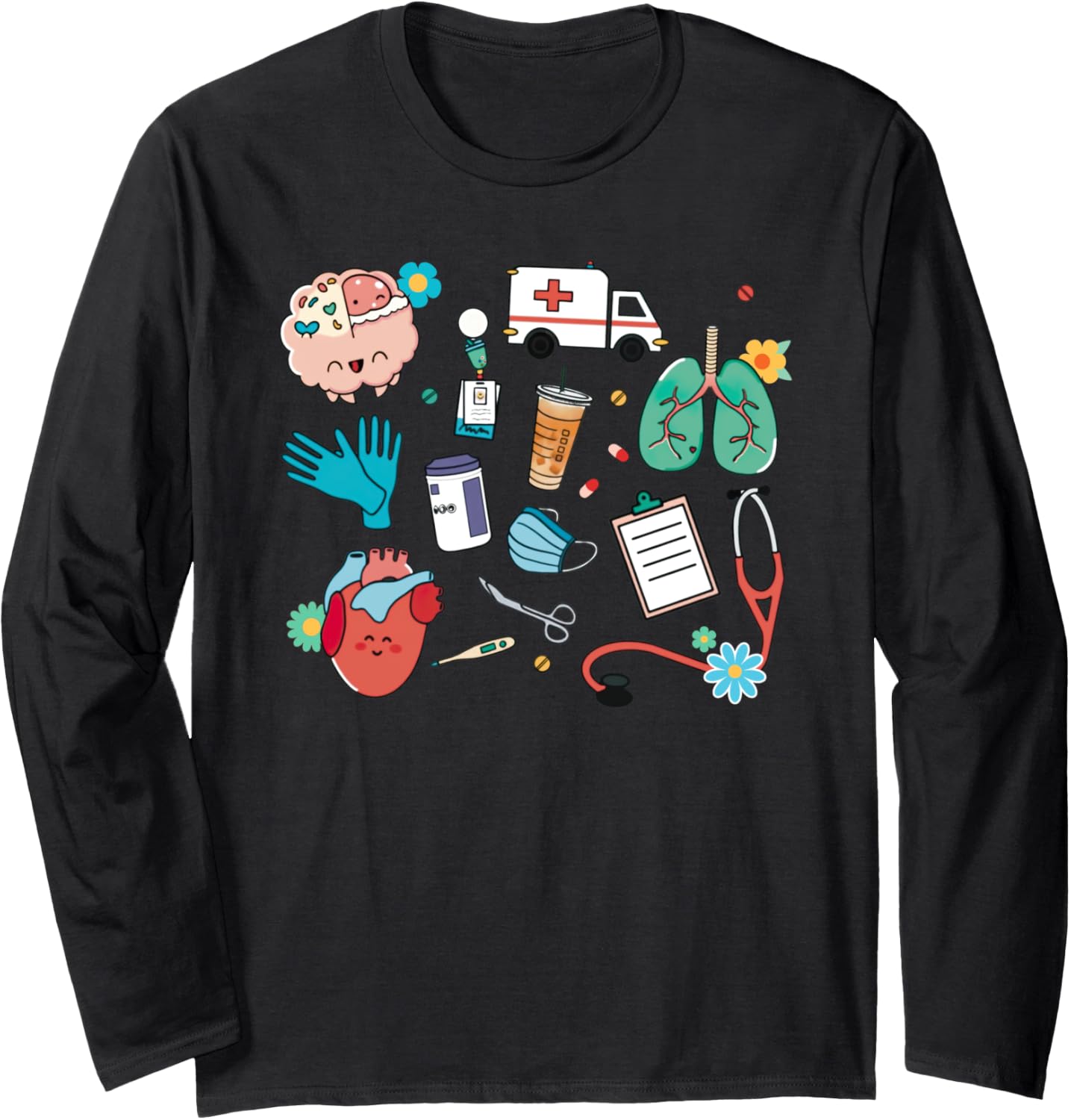 Healthcare Essentials Paramedic Student Nurse Healthcare Long Sleeve