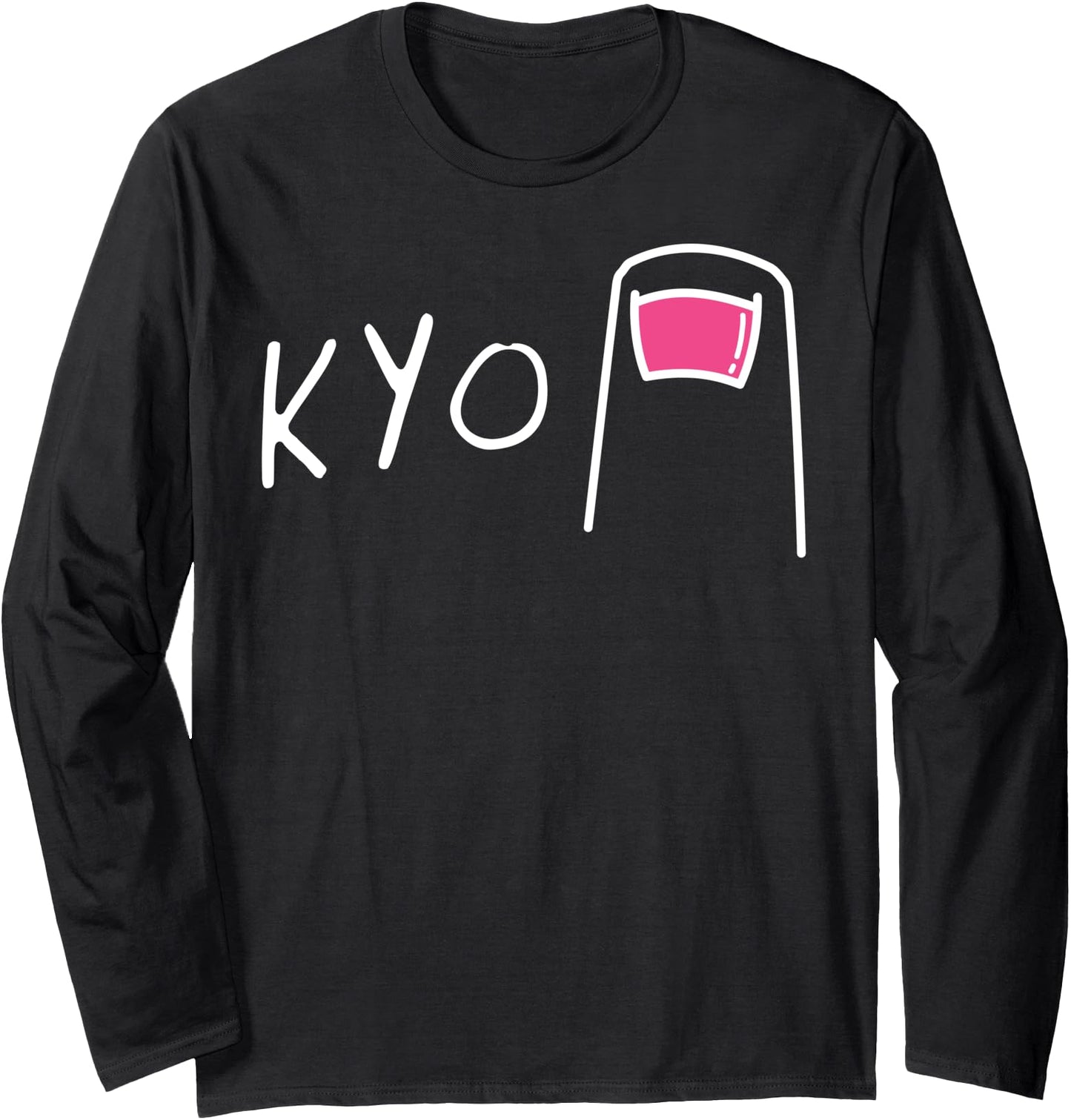 Kyoto Pun - KYO TOE - Japanese Humor - Funny Japan Long Sleeve