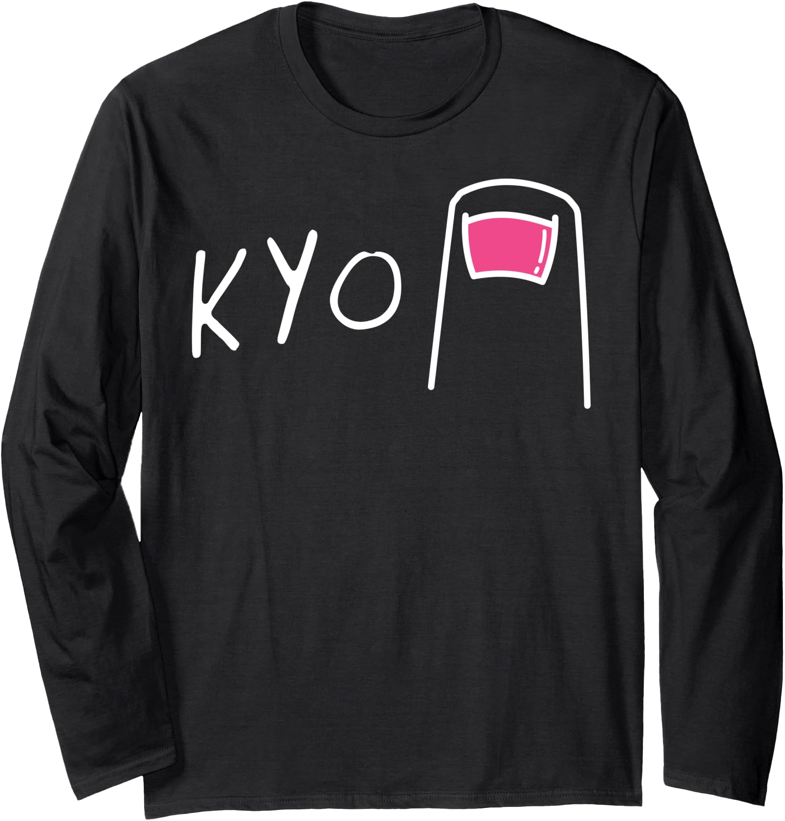 Kyoto Pun - KYO TOE - Japanese Humor - Funny Japan Long Sleeve