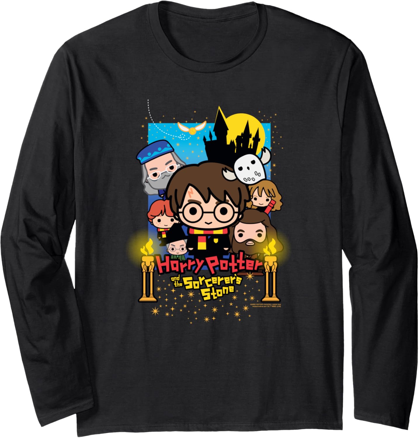 Harry Potter Chibi and The Sorcerer's Stone Long Sleeve