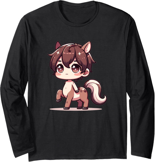 Adorable Cute Japanese Kawaii Chibi Centaur Long Sleeve