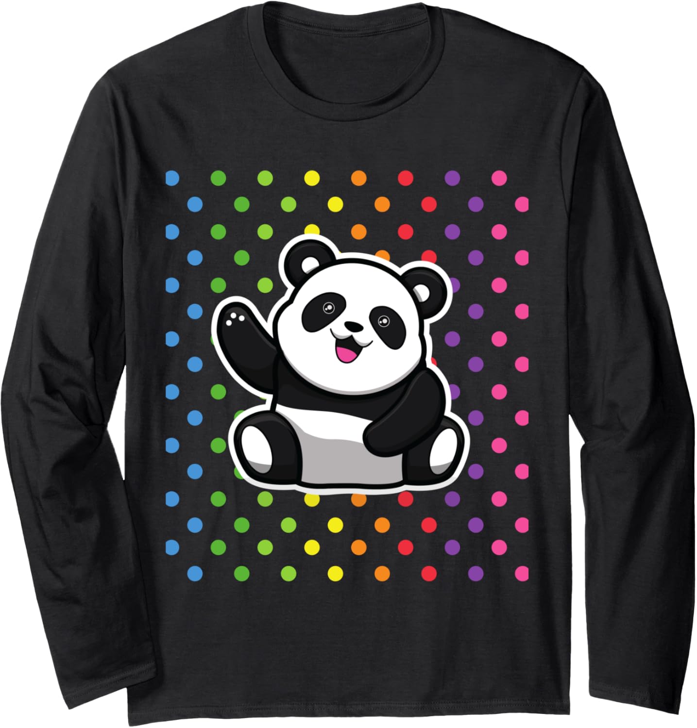 CUTE PANDA Gifts, Kawaii Panda Stuff For Girls, Chibi Panda Long Sleeve