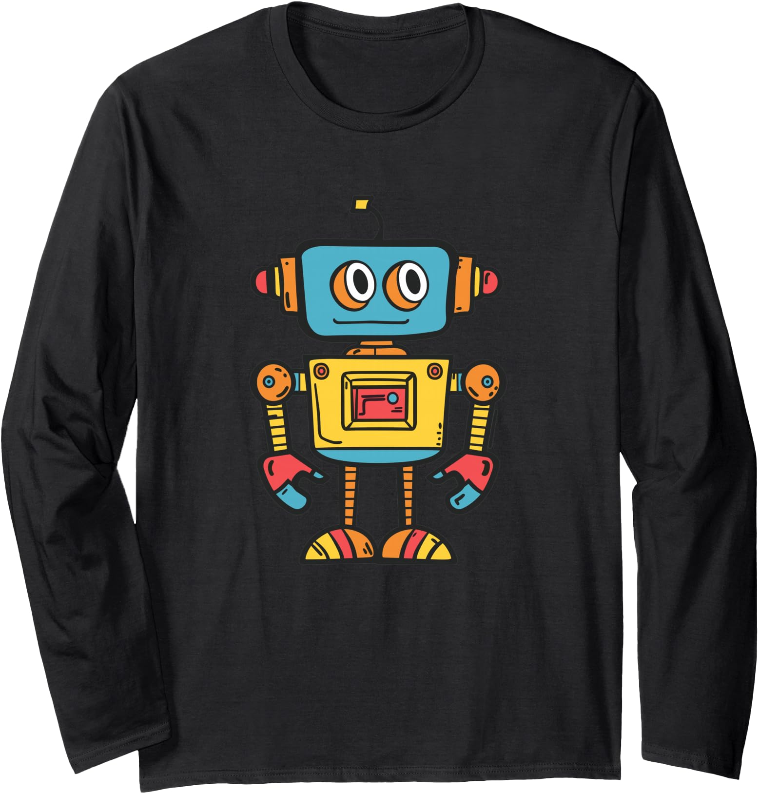 Cute little Robot, Vintage Robot Long Sleeve