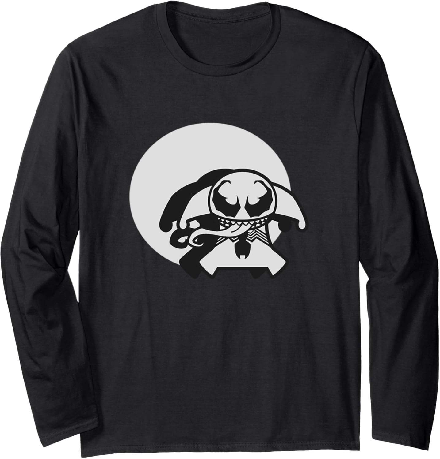 Marvel Kawaii Chibi Anti-Venom Spotlight Logo Long Sleeve