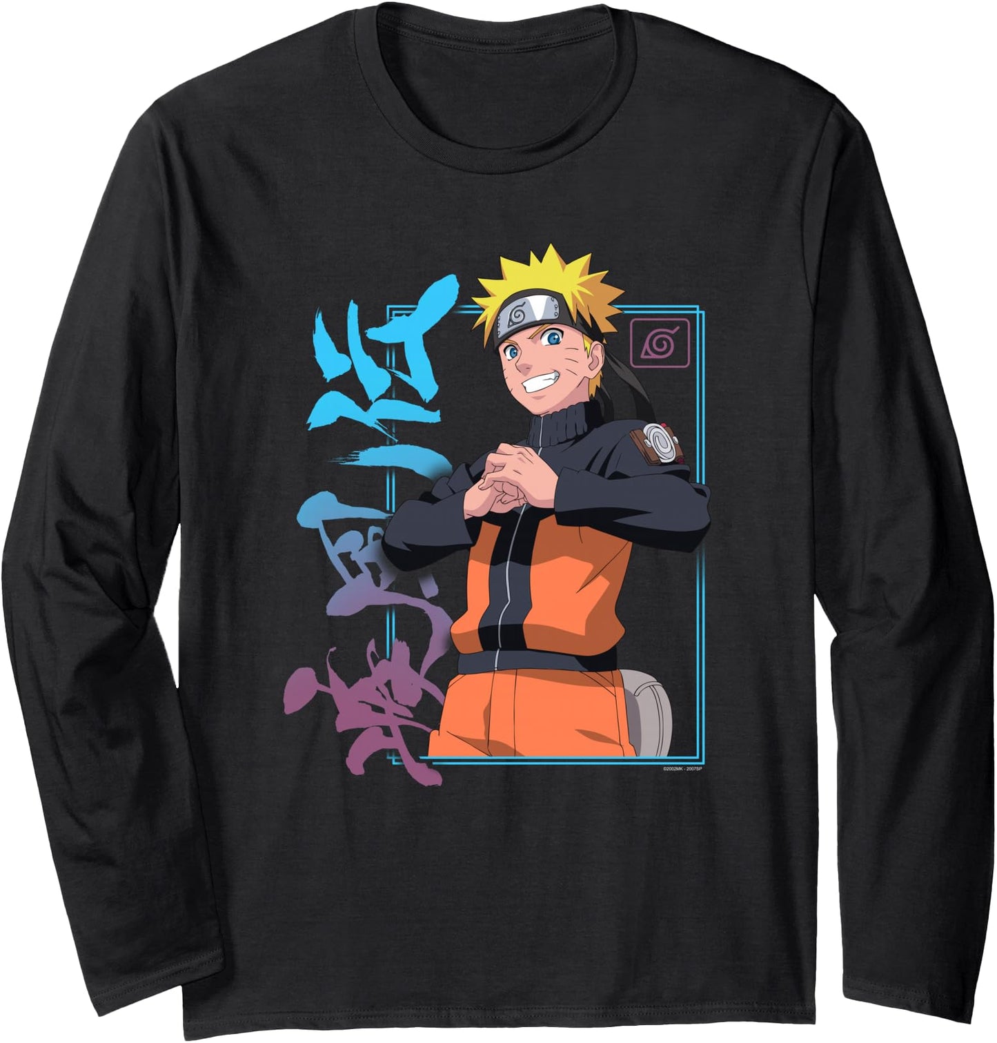 Naruto Shippuden Naruto Kanji Frame Long Sleeve
