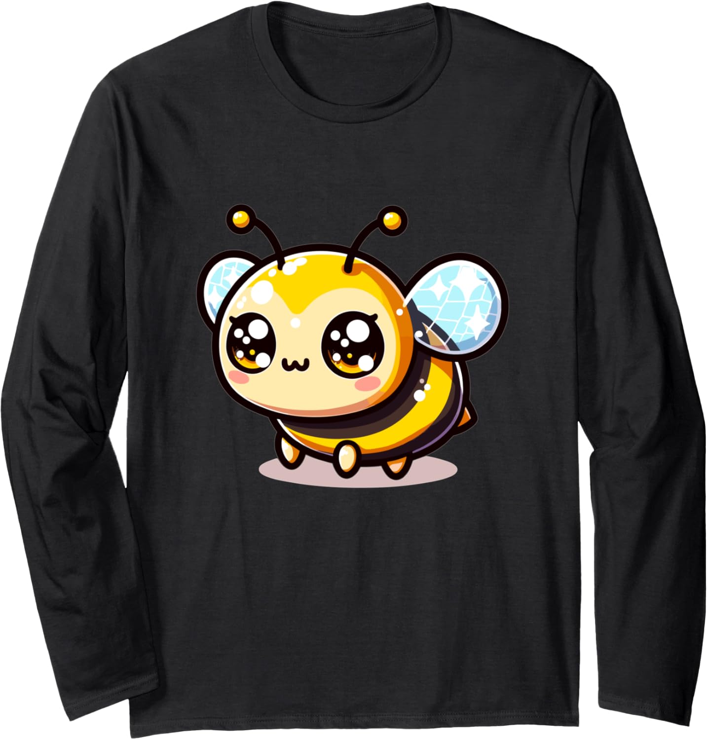 Adorable Cute Japanese Kawaii Chibi Bee Long Sleeve
