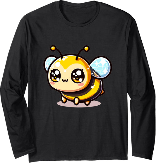 Adorable Cute Japanese Kawaii Chibi Bee Long Sleeve
