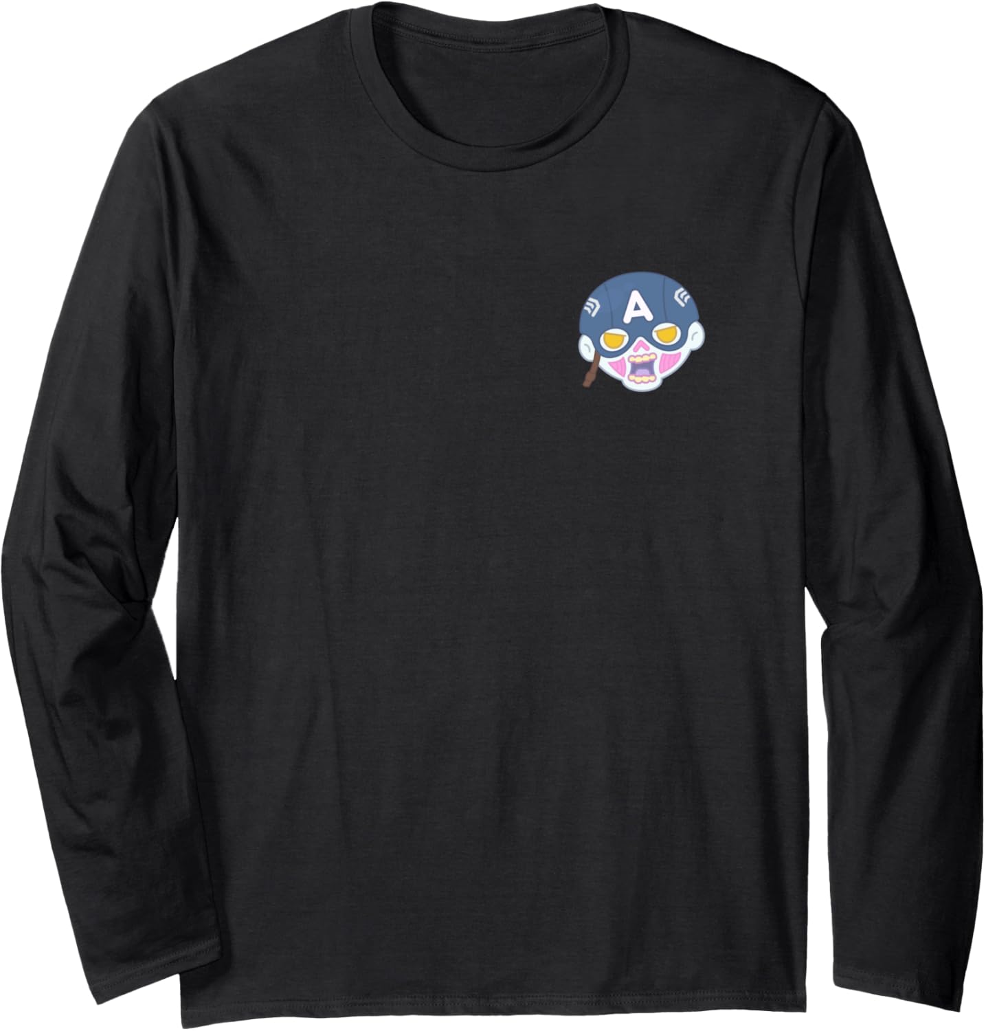 Marvel WHAT IF\u2026? Zombie Captain America Chibi Long Sleeve