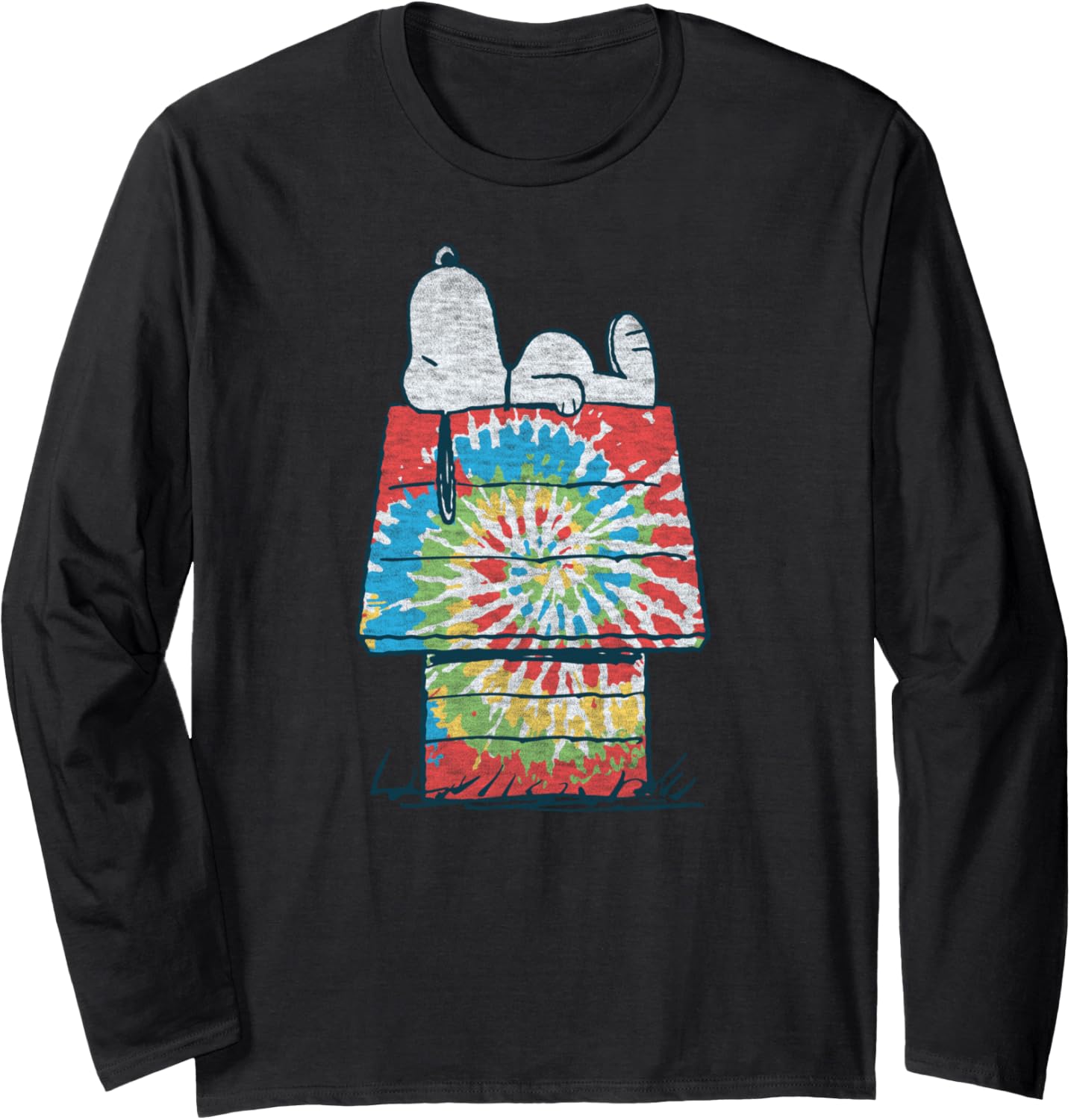 Peanuts - Snoopy Tie Dye House Long Sleeve