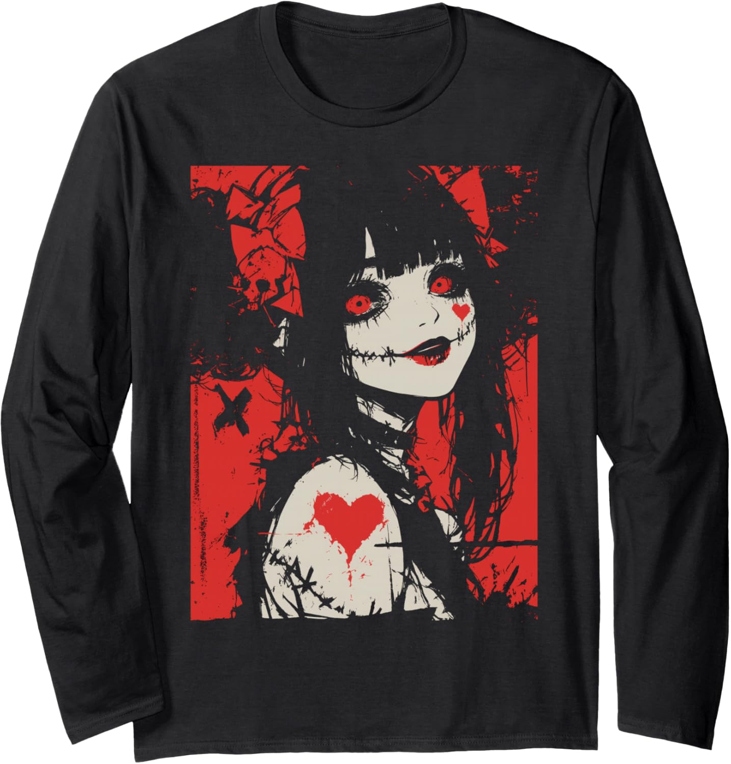 Horror Anime Manga | Japan Japanese Creepy Kawaii Goth Long Sleeve