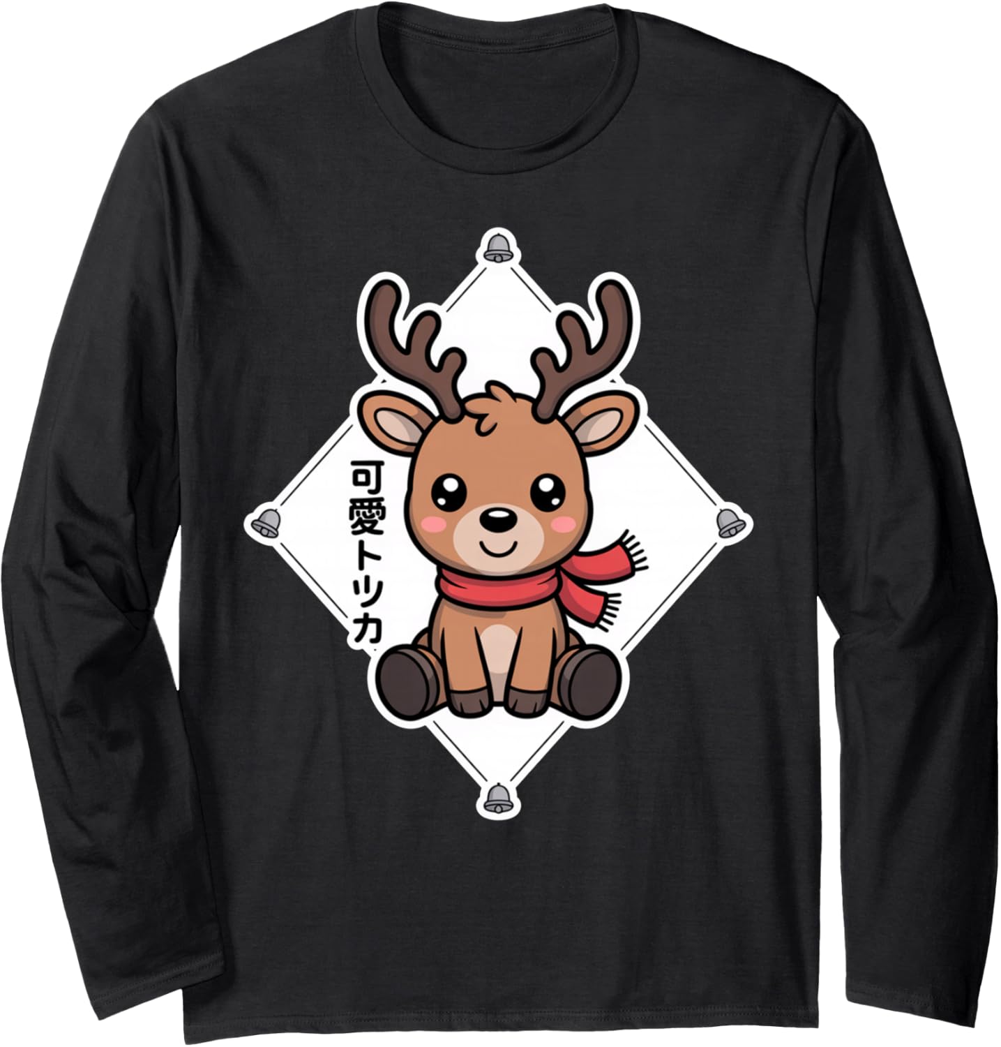 Kawaii Reindeer - Japanese Chibi Christmas Long Sleeve