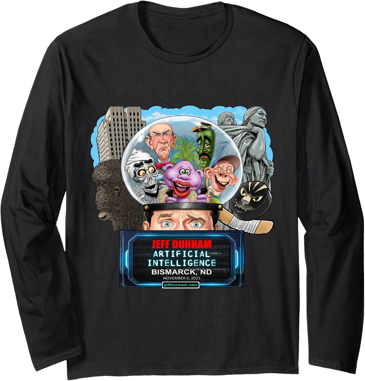Jeff Dunham Bismarck, ND (2025) Long Sleeve