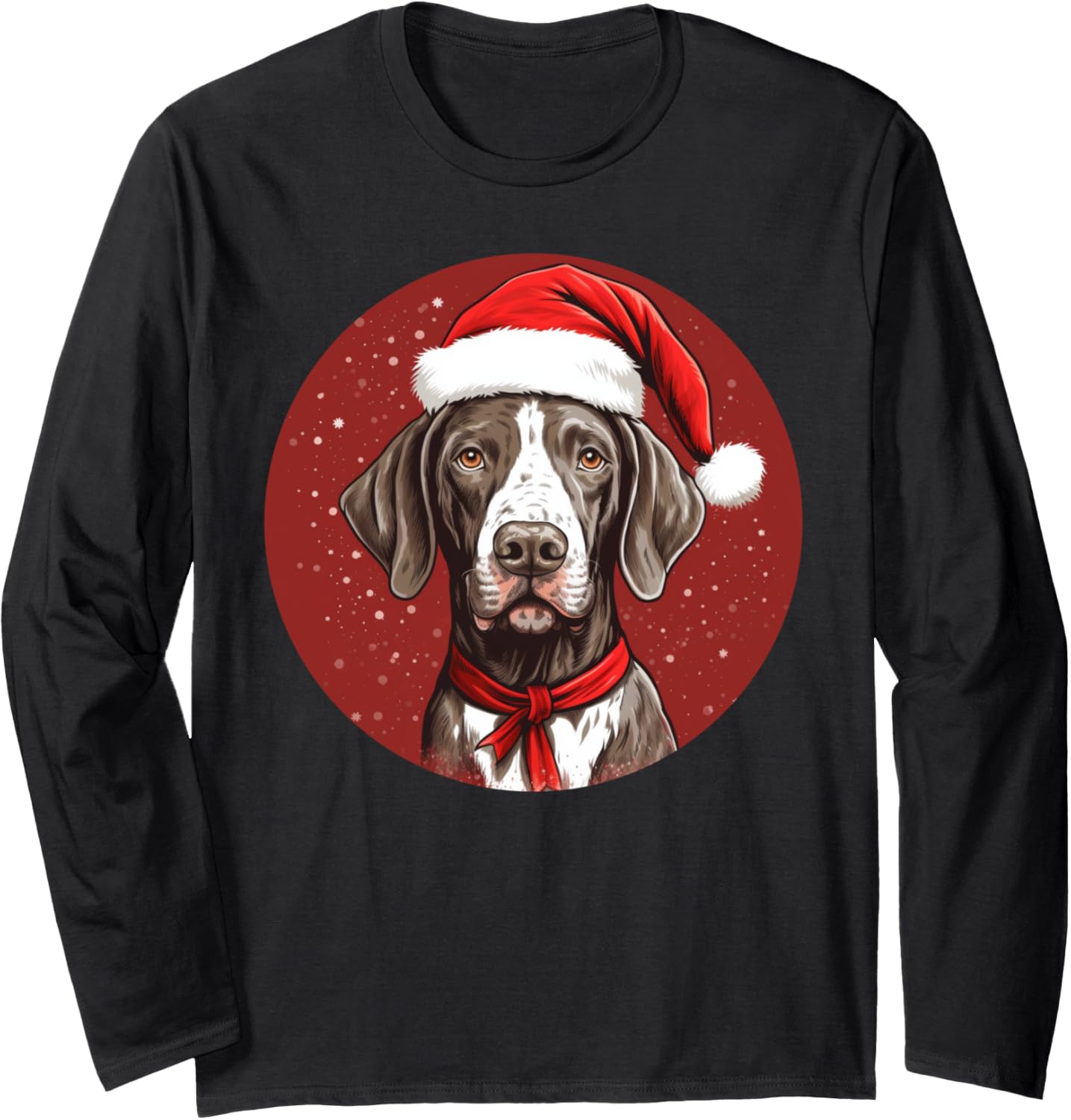 German Shorthaired Pointer Xmas Gift GSP Dog Lover Christmas Long Sleeve