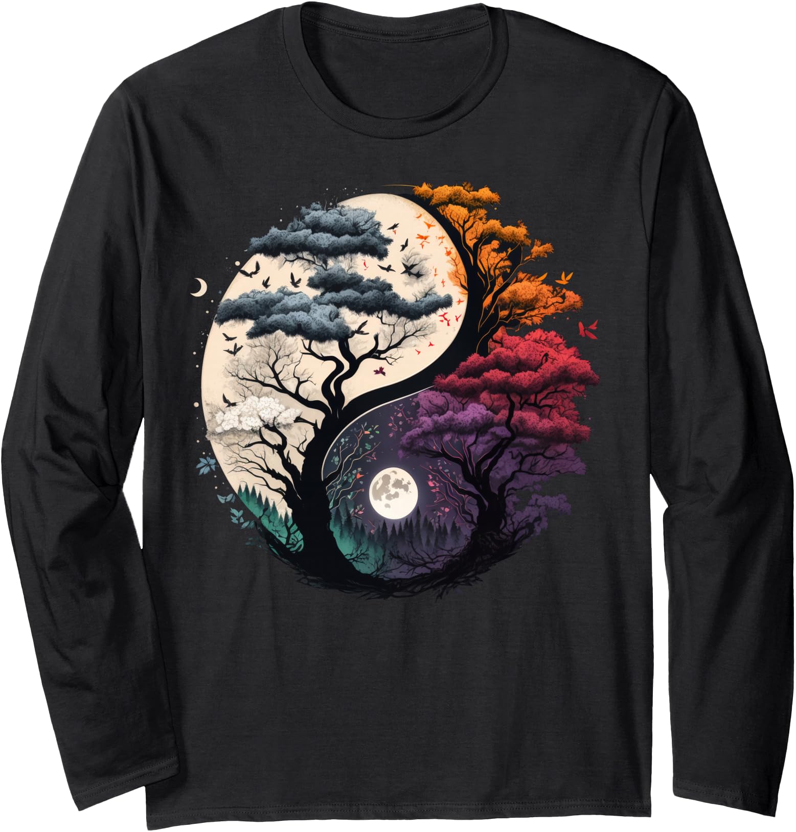 Tree of Life Yin Yang Long Sleeve