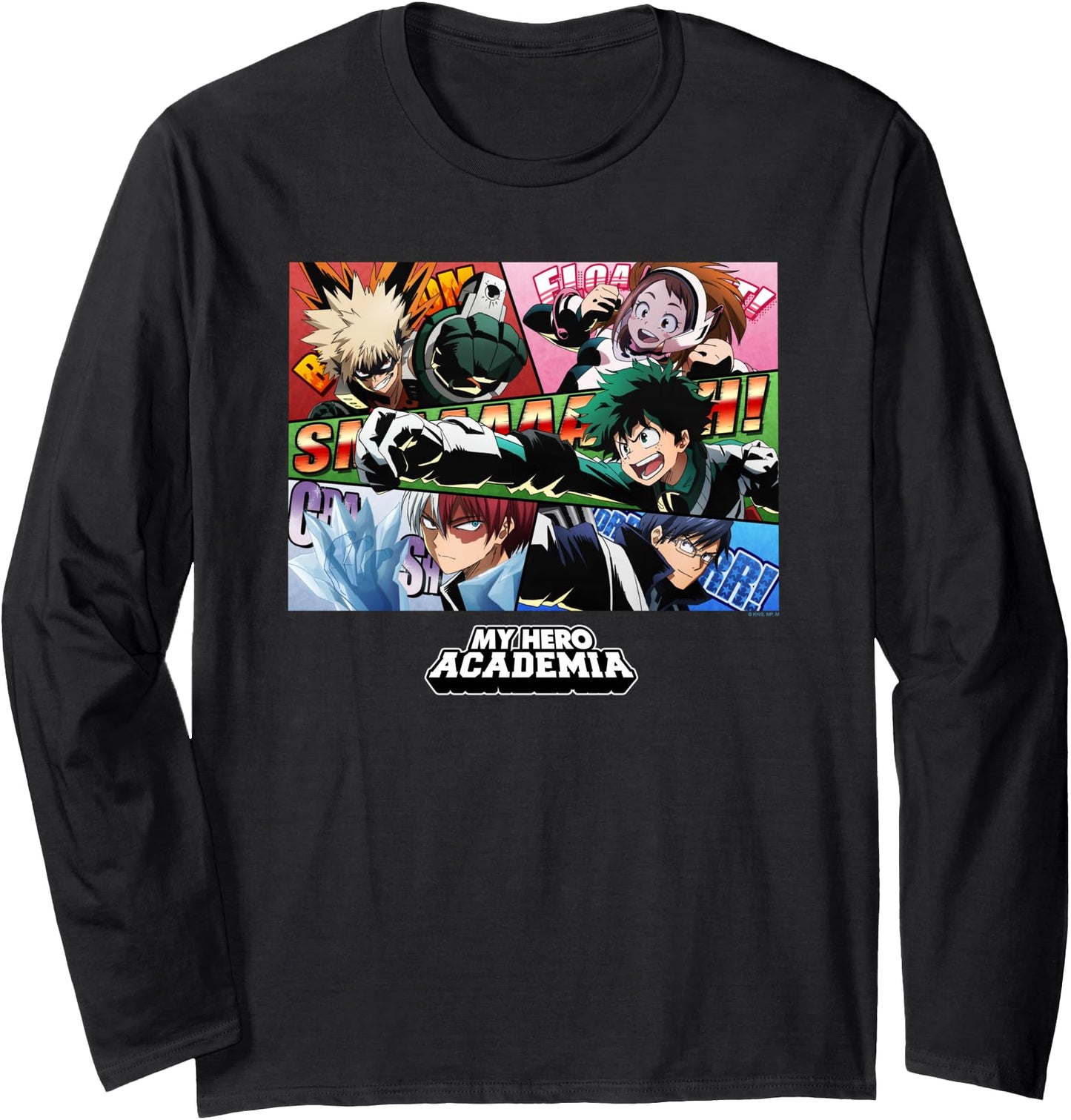 My Hero Academia Class 1-A Group Panels Anime Long Sleeve