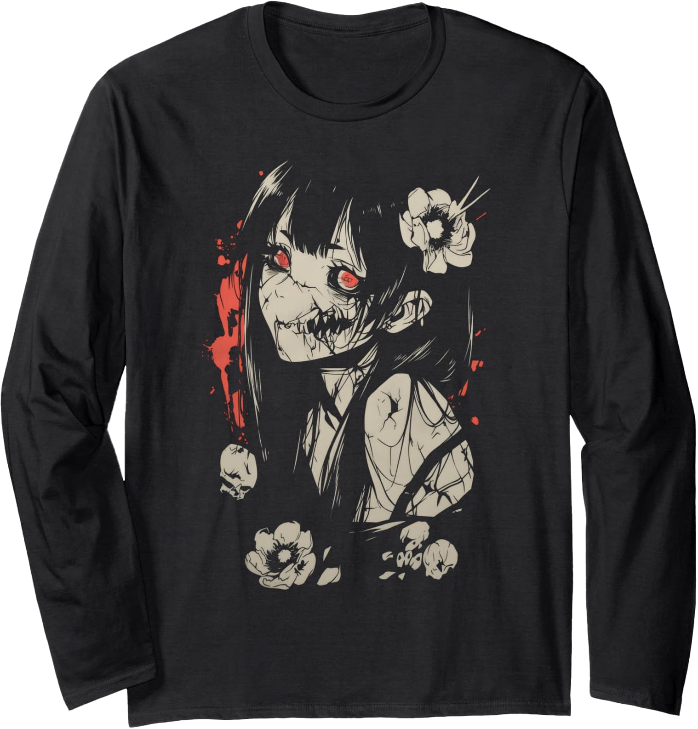 Horror Anime Manga | Japan Japanese Creepy Kawaii Goth Long Sleeve