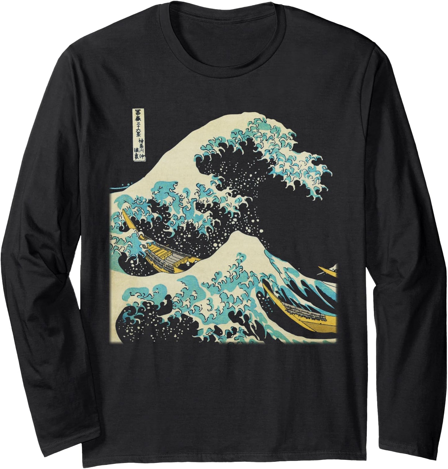 Hokusai The Great Wave Long Sleeve
