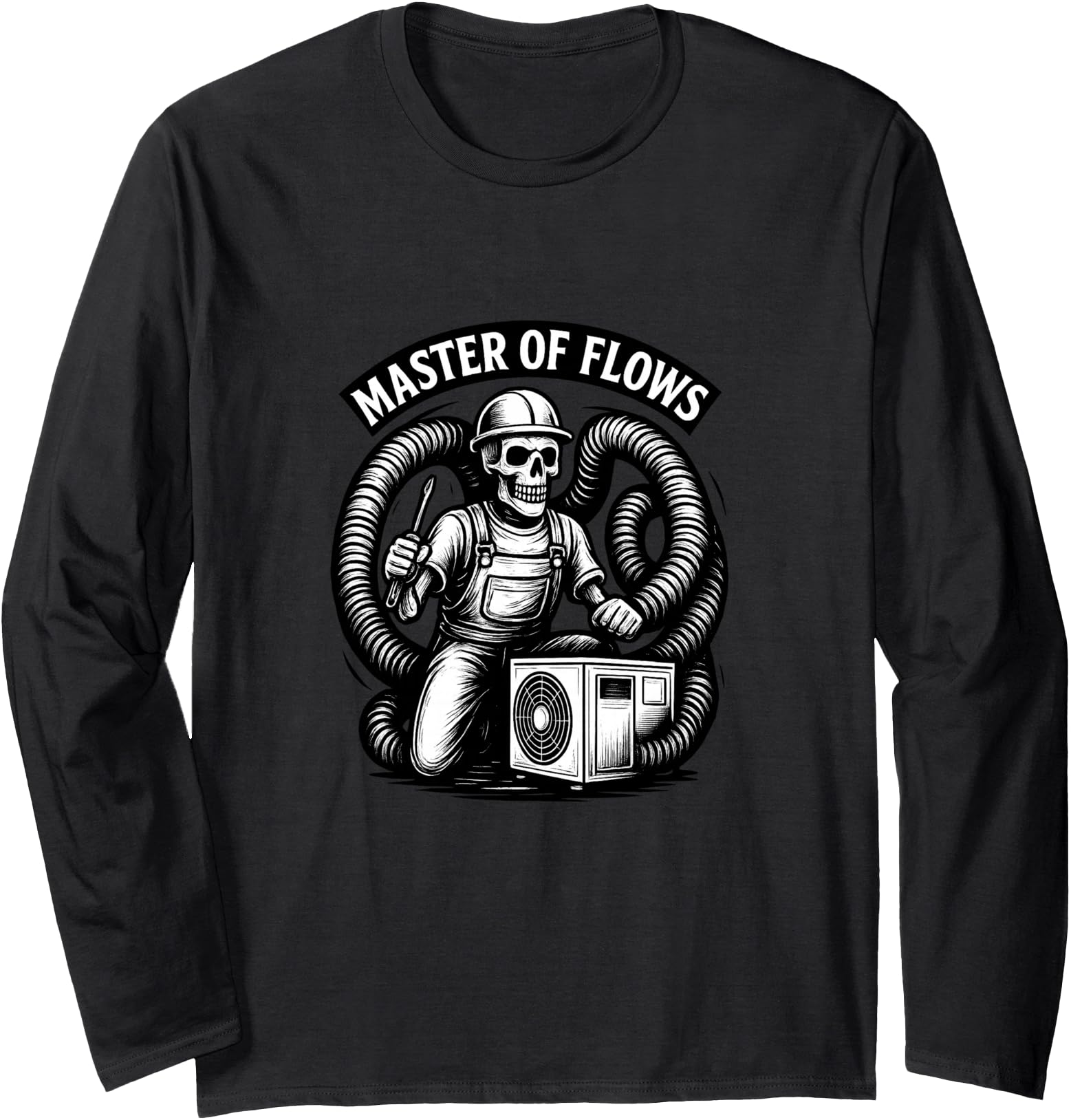 Master of Flows HVAC Skeleton Design for Cooling and Heating Long Sleeve