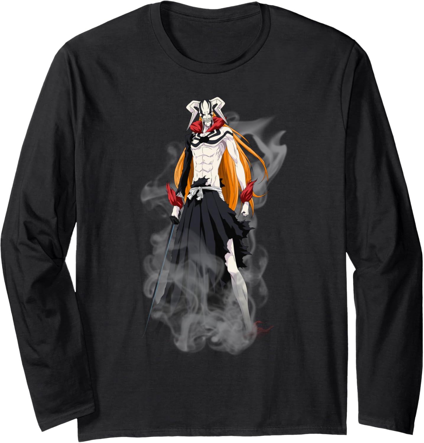 Bleach New Hollow Ichigo Creepy Form Anime Long Sleeve