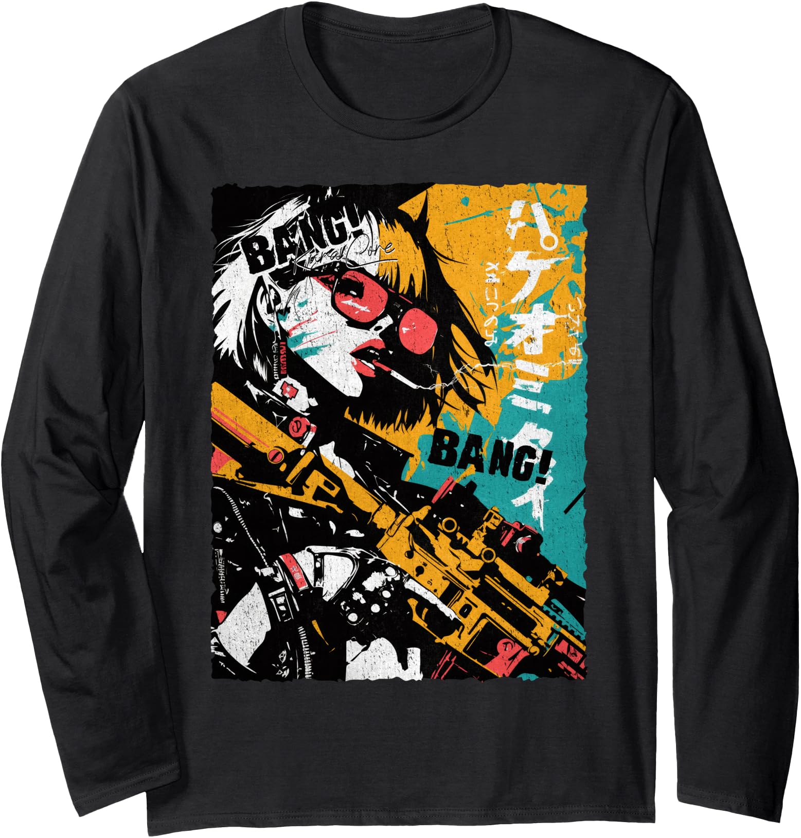 Japan Streetwear Cyberpunk Y2K Hip Hop Techwear Manga Anime Long Sleeve