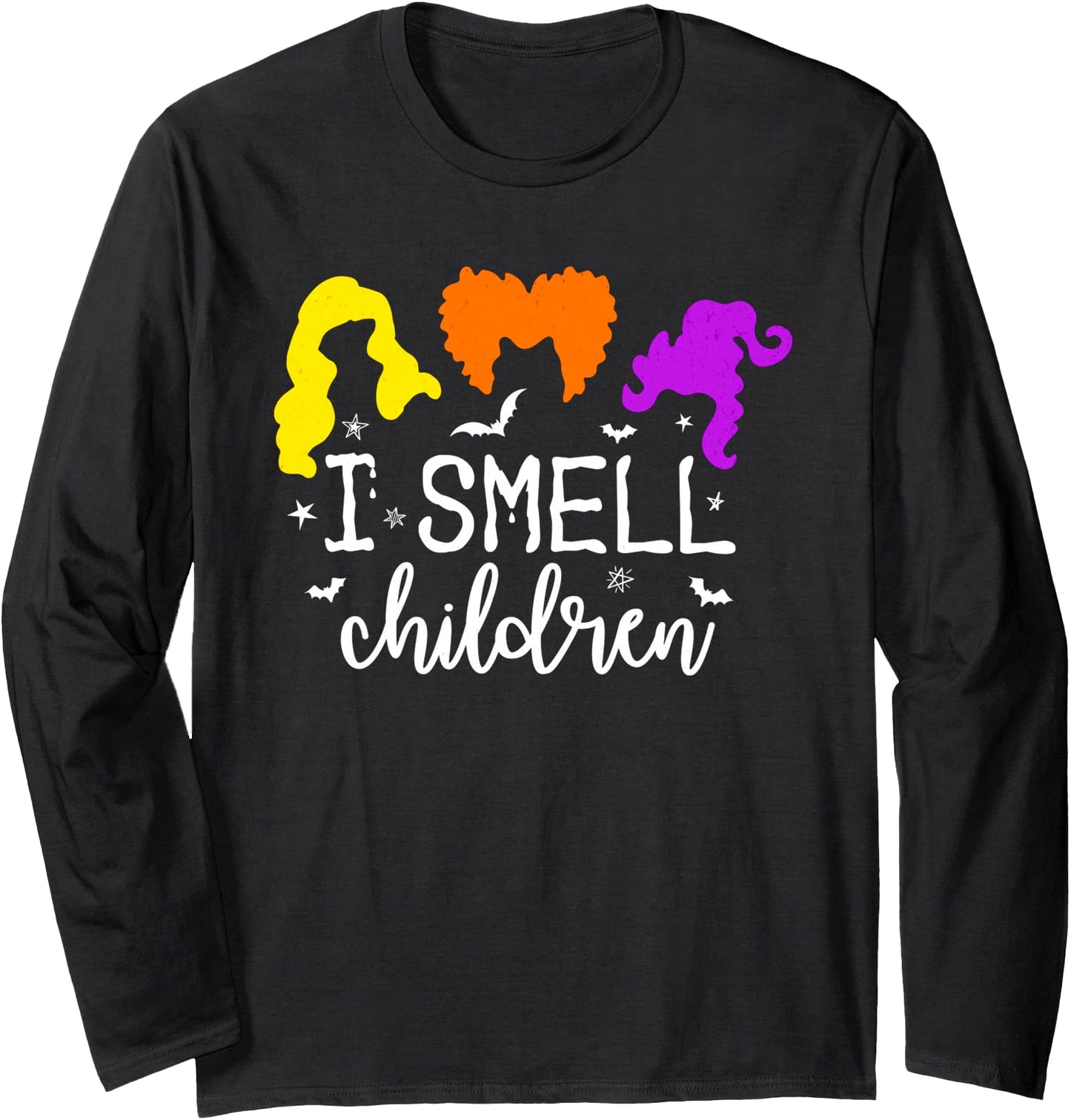 I Smell Children Funny Halloween Witches Costume Long Sleeve