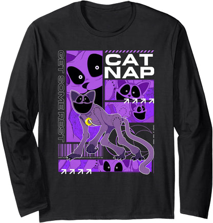 Poppy Playtime Cat Nap Get Some Rest Multiple Pose Long Sleeve
