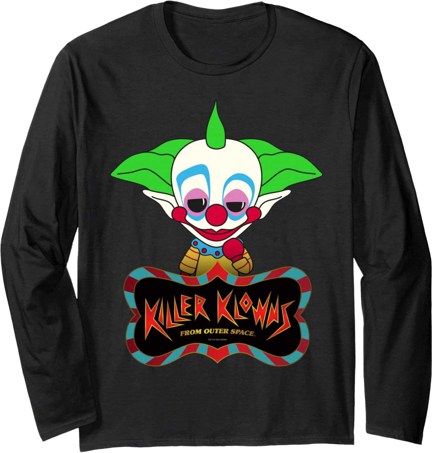 Killer Klowns from Outer Space Chibi Style Shorty Long Sleeve