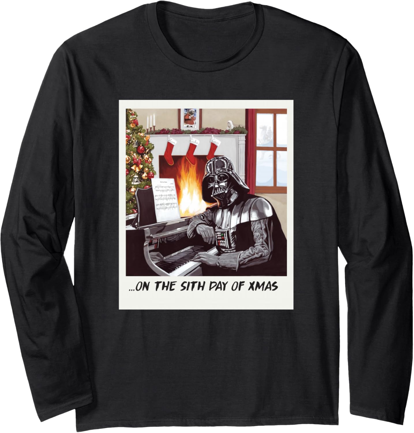 Star Wars Darth Vader Sith Day of Xmas Holiday Long Sleeve