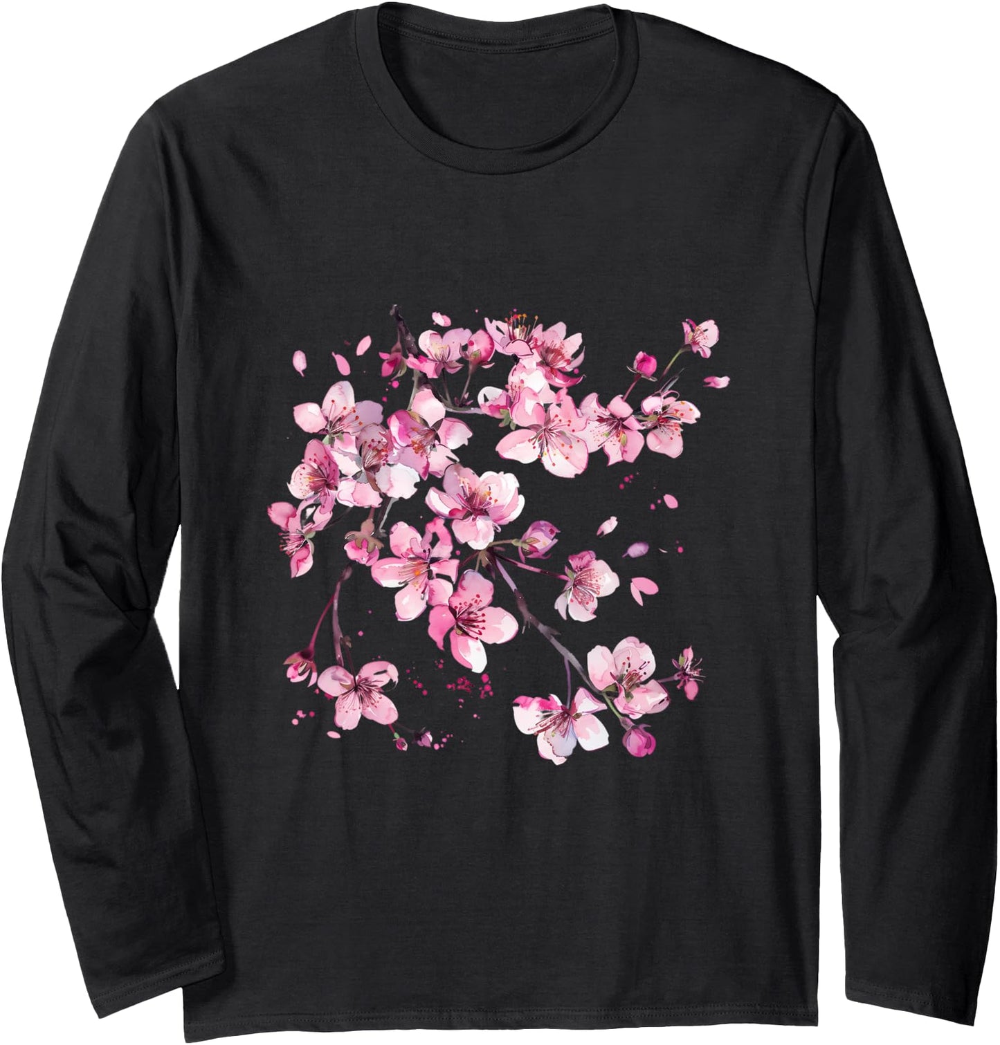Cherry Blossom Japanese Flower Sakura Cherry Blossom Long Sleeve