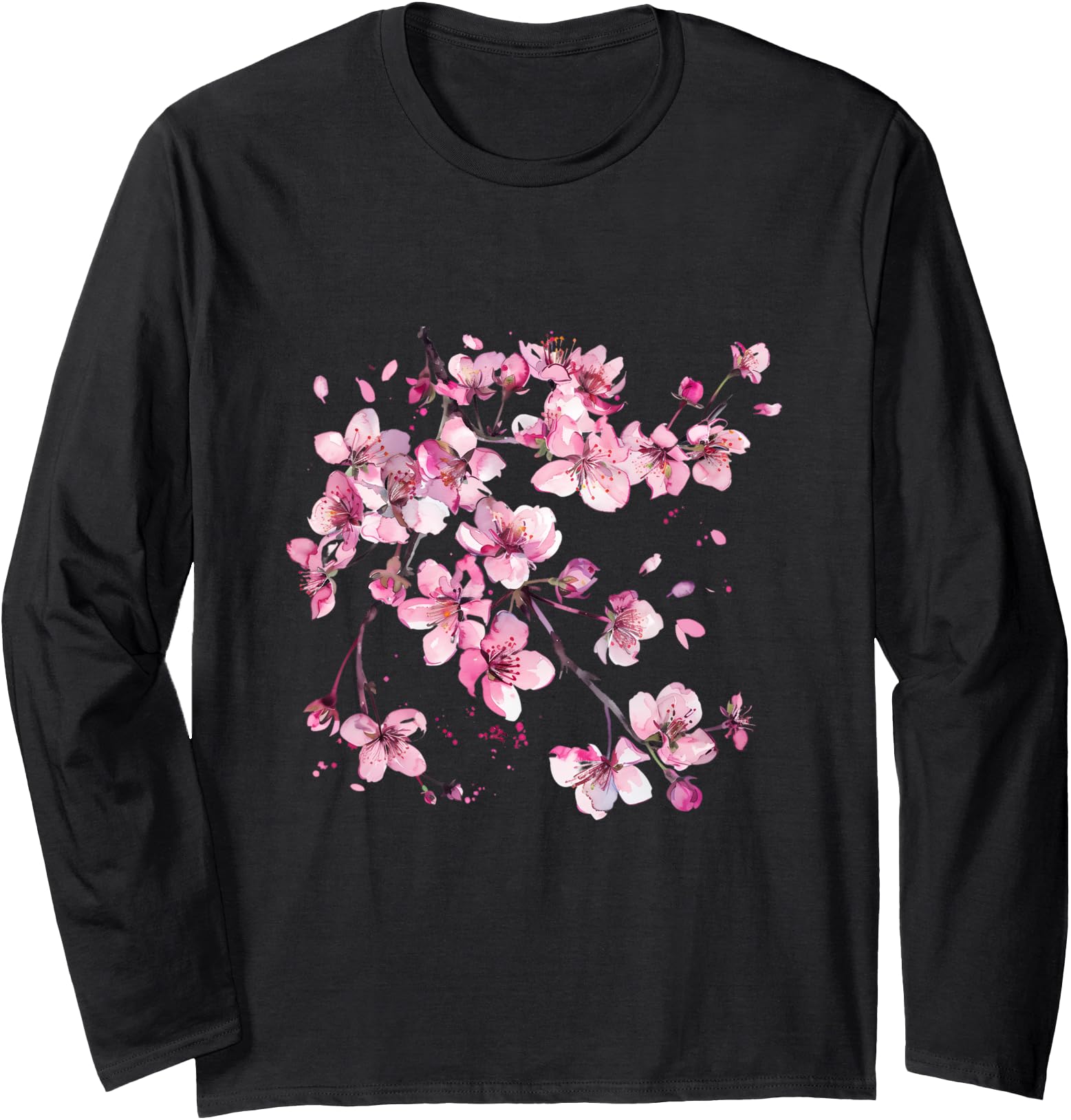 Cherry Blossom Japanese Flower Sakura Cherry Blossom Long Sleeve