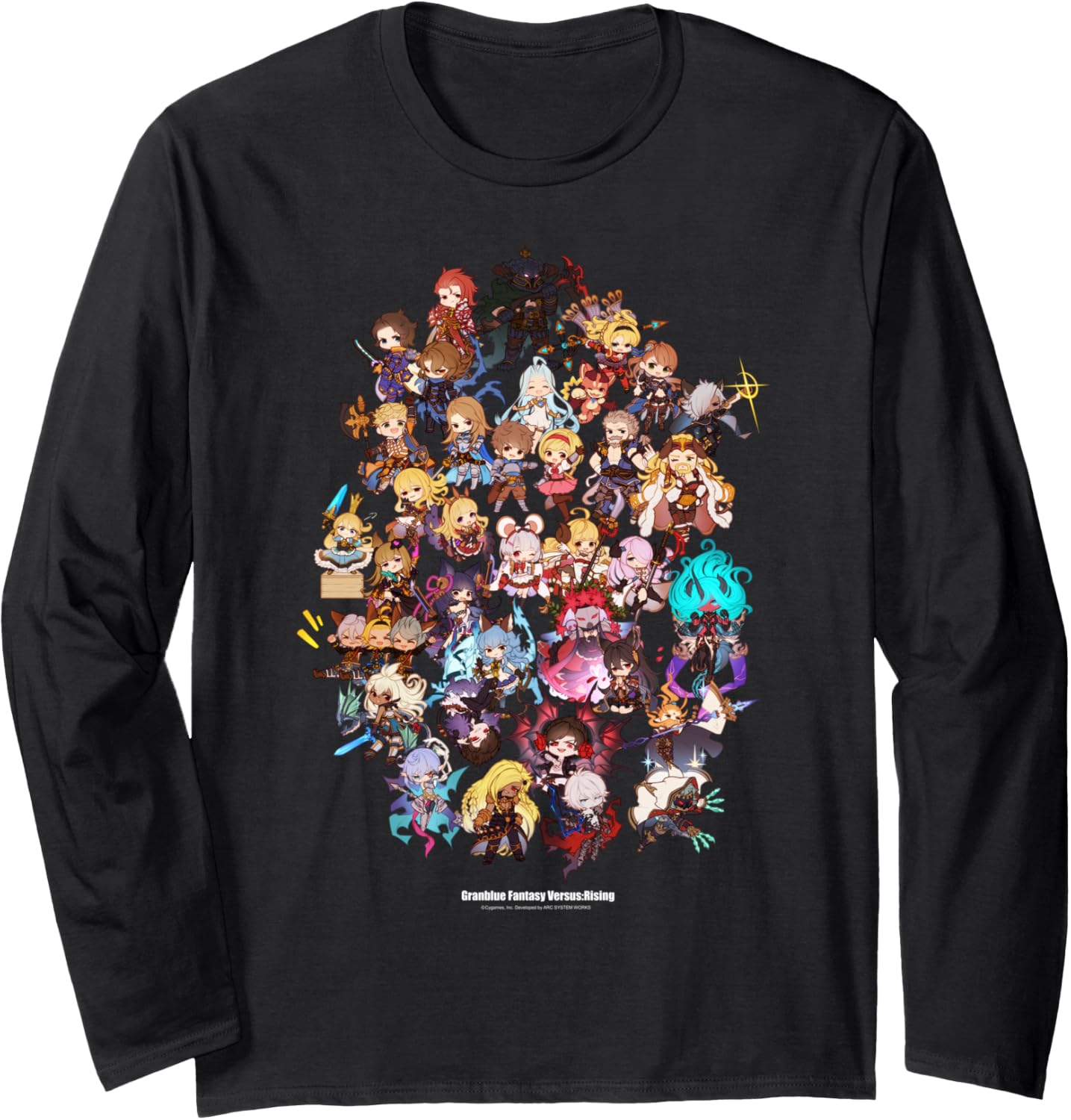 Granblue Fantasy Versus: Rising chibi characters Long Sleeve