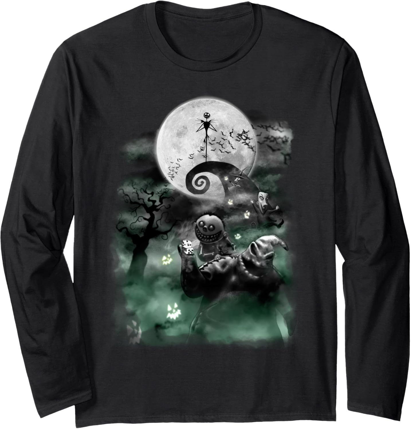 Disney - Nightmare Before Christmas Overlook Long Sleeve T Long Sleeve