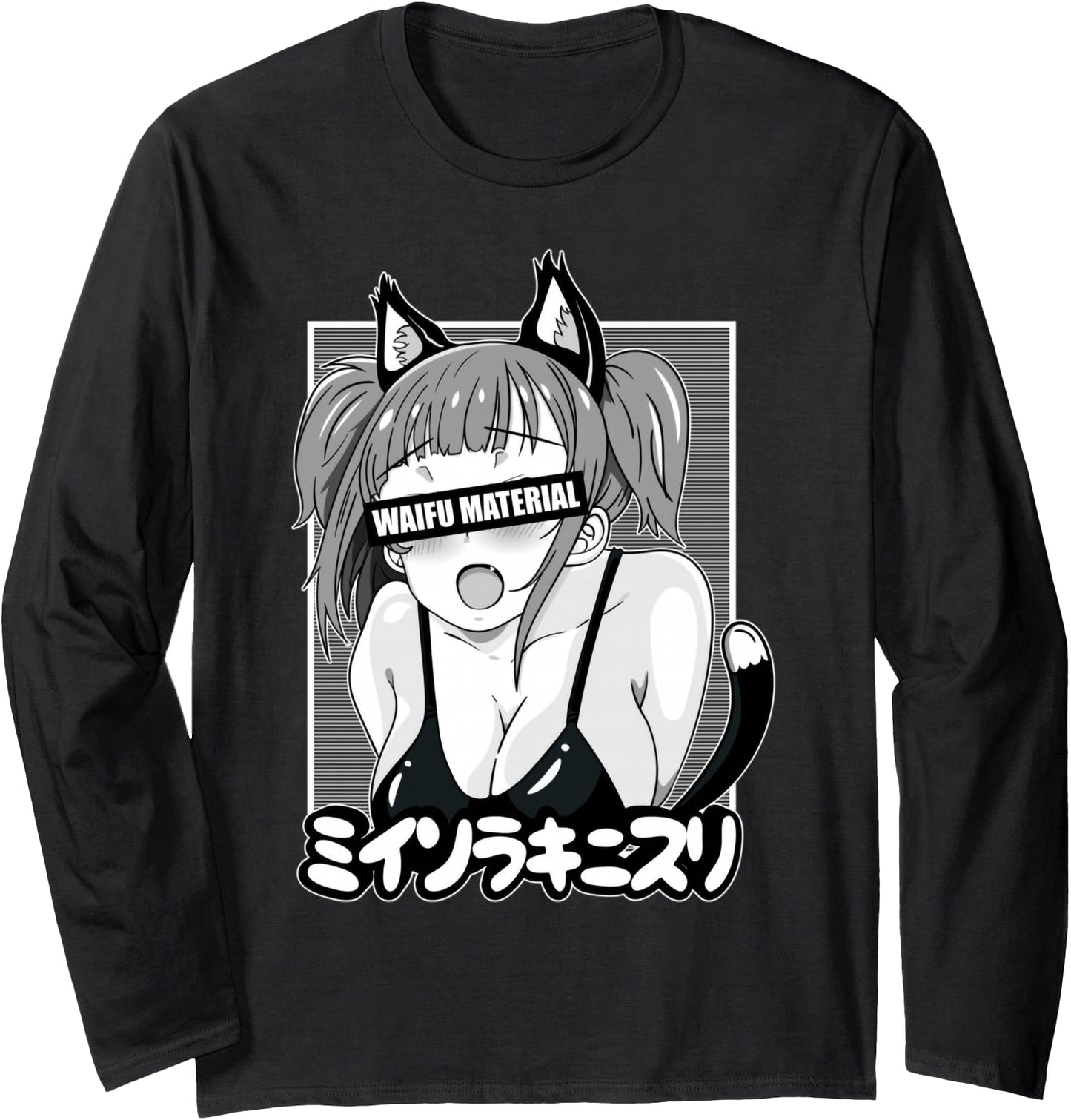 Anime Waifu Hentai Anime Lover Anime Girl Japanese Aesthetic Long Sleeve