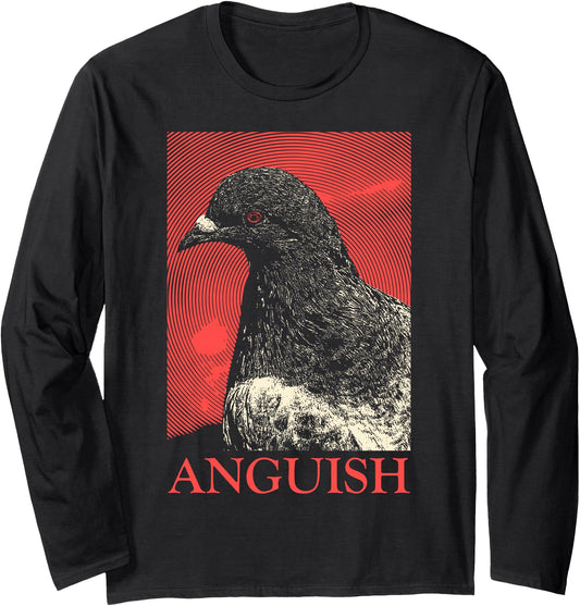 Anguish Pigeon Japanese Vintage Pigeon Long Sleeve