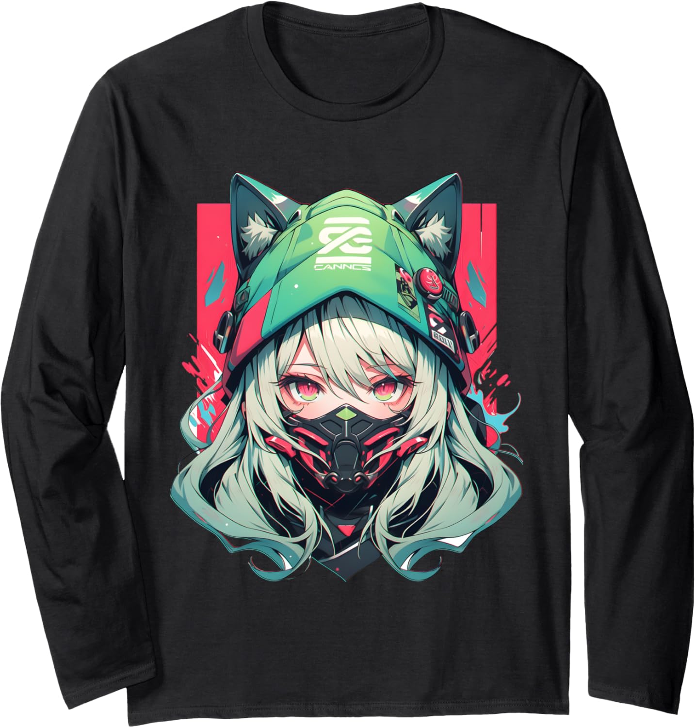 Manga Anime Aesthetic Cyberpunk Techwear Harajuku Long Sleeve