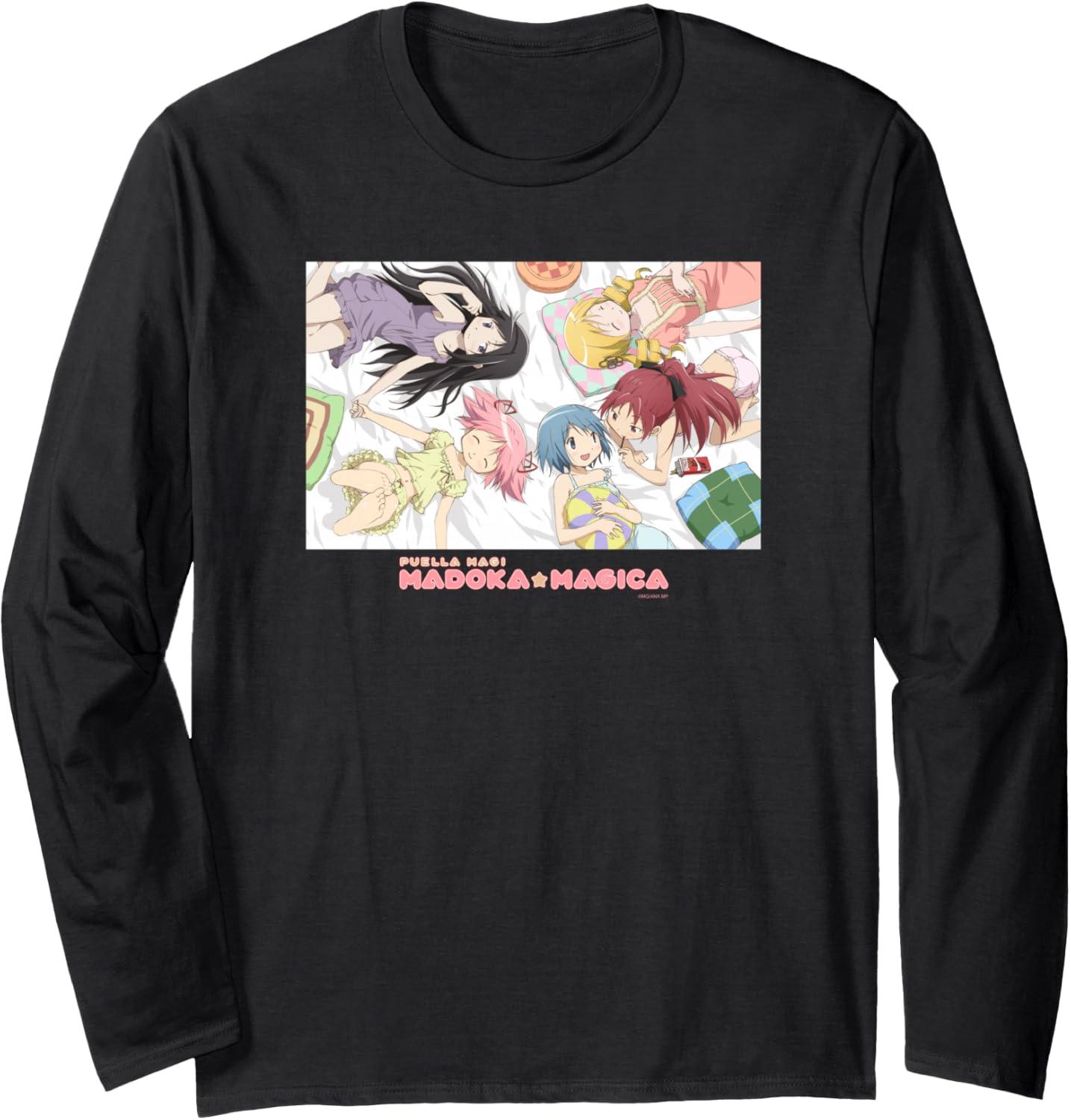 Madoka Magica Pajama Party Illustration Cute Girl Anime Long Sleeve