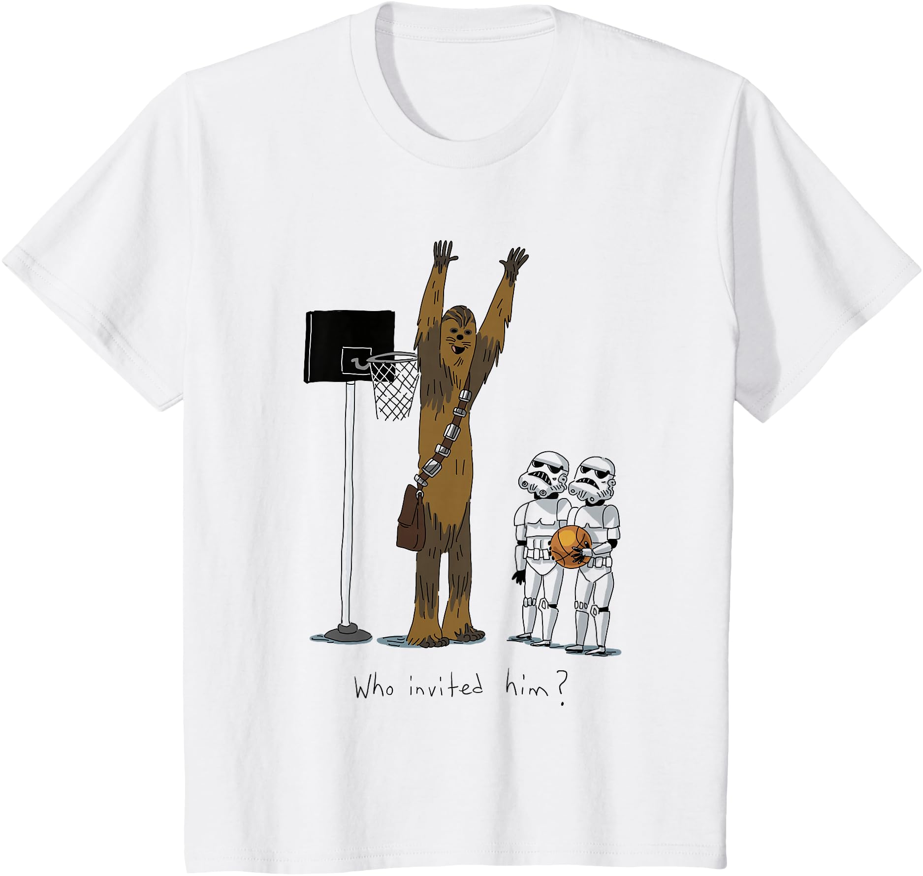 Kids Star Wars Classic Chewbacca Basketball Who Invited Him?
