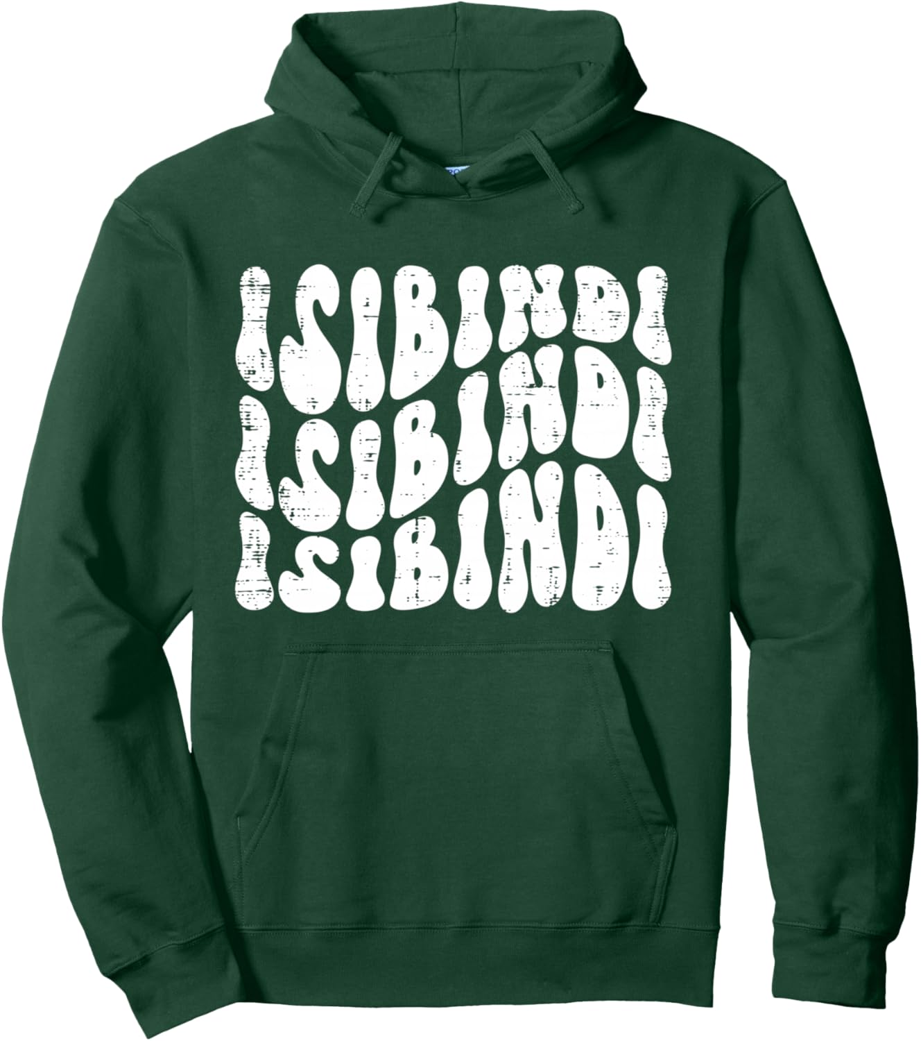 Isibindi - Groovy Wavy Style School Spirit Wear Pullover Hoodie